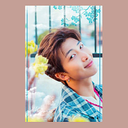 Свитшот хлопковый мужской Handsome Namjoon, цвет: пыльно-розовый — фото 2