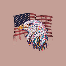 Свитшот хлопковый мужской American eagle, цвет: пыльно-розовый — фото 2