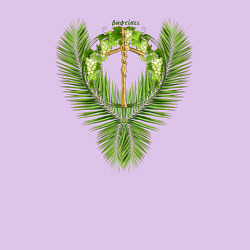 Свитшот хлопковый мужской Крест православный грузинский надпись крещеный на, цвет: лаванда — фото 2