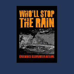 Свитшот хлопковый мужской CCR - Wholl Stop The Rain, цвет: тёмно-синий — фото 2