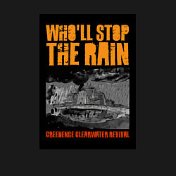 Свитшот хлопковый мужской CCR - Wholl Stop The Rain, цвет: черный — фото 2