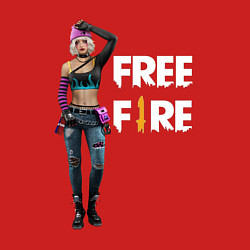 Свитшот хлопковый мужской Даха из игры Гарена Фри Фаер, цвет: красный — фото 2