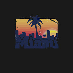 Свитшот хлопковый мужской Beach of Miami, цвет: черный — фото 2