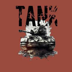 Свитшот хлопковый мужской Tankist, цвет: кирпичный — фото 2