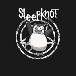 Свитшот хлопковый мужской Sleepknot, цвет: черный — фото 2