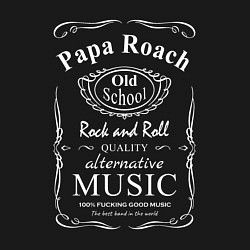 Свитшот хлопковый мужской Papa Roach в стиле Jack Daniels, цвет: черный — фото 2