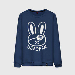 Свитшот хлопковый мужской Как у Будды из аниме Shuumatsu no Walkure, цвет: тёмно-синий