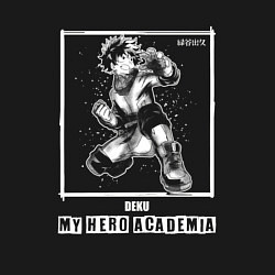 Свитшот хлопковый мужской Моя геройская академия Деку, цвет: черный — фото 2