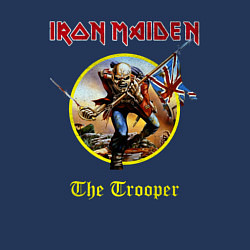 Свитшот хлопковый мужской The trooper Iron Maiden, цвет: тёмно-синий — фото 2