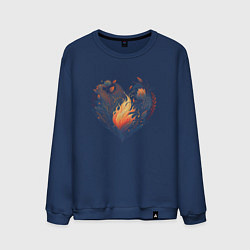 Мужской свитшот Blooming heart