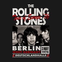 Свитшот хлопковый мужской The Rolling Stones rock, цвет: черный — фото 2