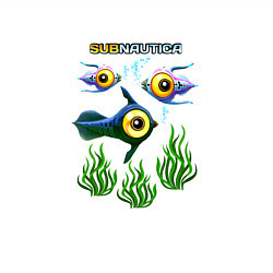 Свитшот хлопковый мужской Subnautica, цвет: белый — фото 2