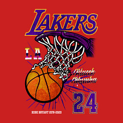 Свитшот хлопковый мужской LA Lakers Kobe, цвет: красный — фото 2