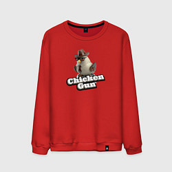 Мужской свитшот Chicken Gun illustration