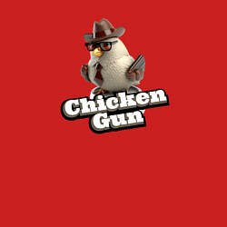 Свитшот хлопковый мужской Chicken Gun illustration, цвет: красный — фото 2