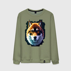 Мужской свитшот Shiba пёсель