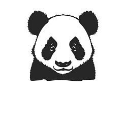 Свитшот хлопковый мужской Панда китайский медведь, цвет: белый — фото 2