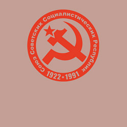 Свитшот хлопковый мужской Союз, цвет: пыльно-розовый — фото 2