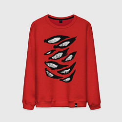Мужской свитшот Vintage devil fox eye