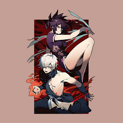 Свитшот хлопковый мужской Gabi and Yuzuriha, цвет: пыльно-розовый — фото 2