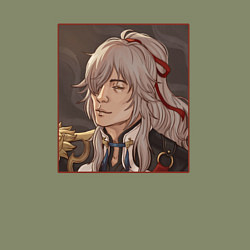 Свитшот хлопковый мужской Цзин Юань, цвет: авокадо — фото 2