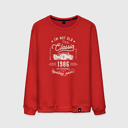 Свитшот хлопковый мужской Я классический 1986, цвет: красный