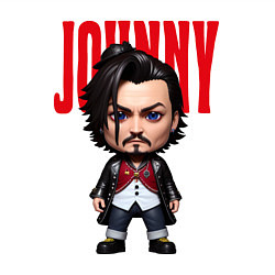 Свитшот хлопковый мужской Johnny Depp - cool dude - pop art, цвет: белый — фото 2