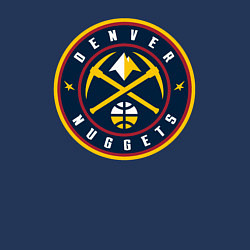 Свитшот хлопковый мужской Denver Nuggets, цвет: тёмно-синий — фото 2