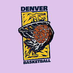 Свитшот хлопковый мужской Denver splash, цвет: лаванда — фото 2