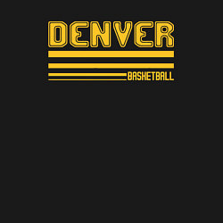 Свитшот хлопковый мужской Basketball Denver, цвет: черный — фото 2