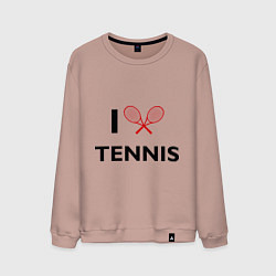 Мужской свитшот I Love Tennis