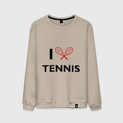 Мужской свитшот I Love Tennis