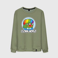 Мужской свитшот Clown world