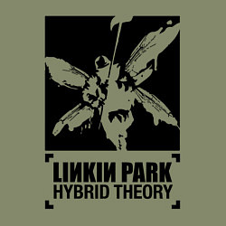 Свитшот хлопковый мужской LP Hybrid Theory, цвет: авокадо — фото 2