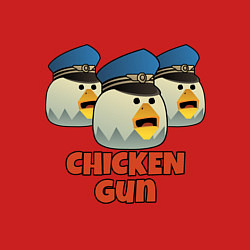 Свитшот хлопковый мужской Chicken Gun команда синие, цвет: красный — фото 2
