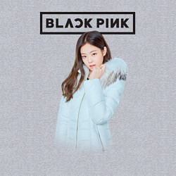 Свитшот хлопковый мужской Jisoo Blackpink winter, цвет: меланж — фото 2