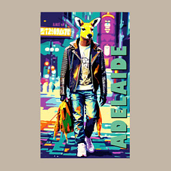 Свитшот хлопковый мужской Kangaroo fashionista - Adelaide - Australia, цвет: миндальный — фото 2