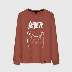 Мужской свитшот Slayer rock cat