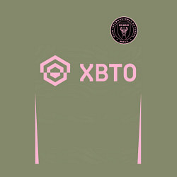 Свитшот хлопковый мужской Лионель Месси ФК Интер Майами форма гостевая, цвет: авокадо — фото 2