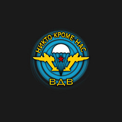 Свитшот хлопковый мужской ВДВ символ, цвет: черный — фото 2