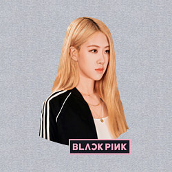 Свитшот хлопковый мужской Blackpink Rose music, цвет: меланж — фото 2