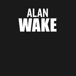 Свитшот хлопковый мужской Alan Wake logo, цвет: черный — фото 2