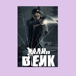 Свитшот хлопковый мужской Алан Вейк за стеклом, цвет: лаванда — фото 2