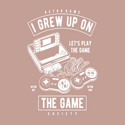 Свитшот хлопковый мужской SNES gamer, цвет: пыльно-розовый — фото 2