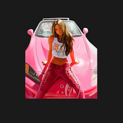 Свитшот хлопковый мужской Суши Девон Аоки Honda s2000, цвет: черный — фото 2