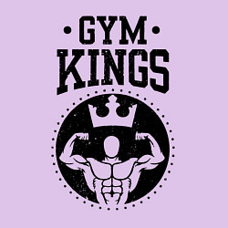 Свитшот хлопковый мужской Gym kings, цвет: лаванда — фото 2