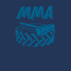 Свитшот хлопковый мужской MMA power, цвет: тёмно-синий — фото 2