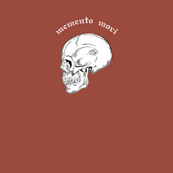 Свитшот хлопковый мужской Skull Memento Mori, цвет: кирпичный — фото 2