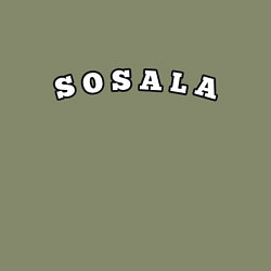 Свитшот хлопковый мужской Sosala, цвет: авокадо — фото 2