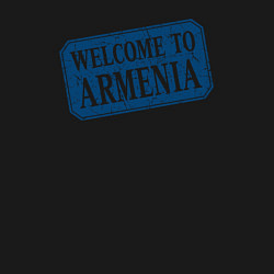 Свитшот хлопковый мужской Welcome to Armenia, цвет: черный — фото 2